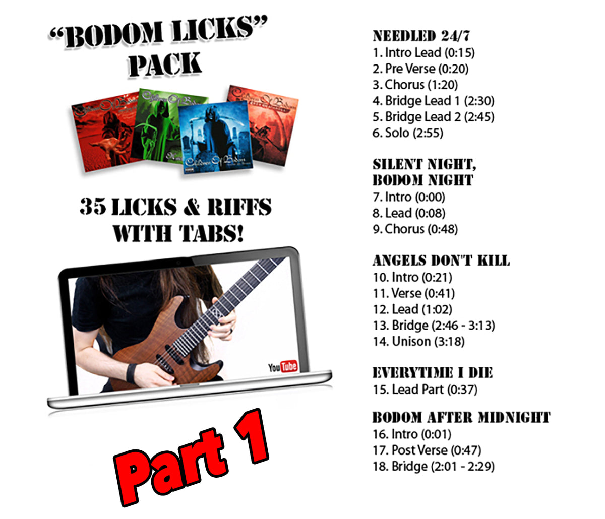 Children Of Bodom - Bodom Licks Pack – GarrettJPeters