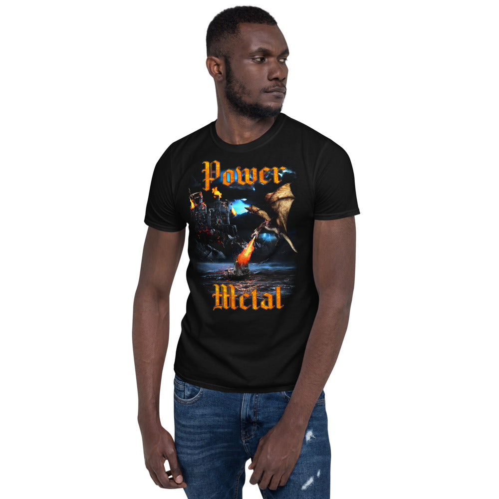 POWER METAL Short Sleeve Unisex T Shirt GarrettJPeters